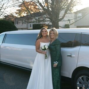 Elegant White Strapless Gown